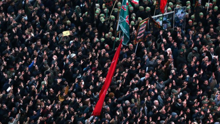 Înmormântarea generalului iranian Qassem Soleimani Foto: RFI